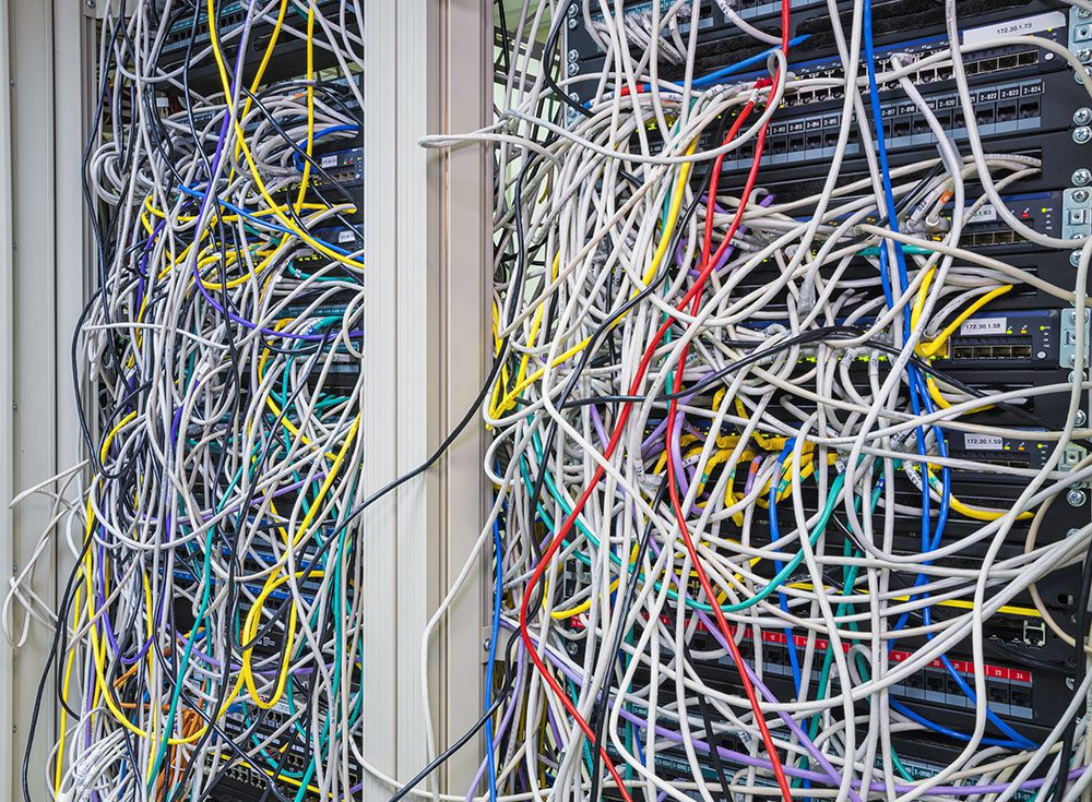 Tangled Server Wires